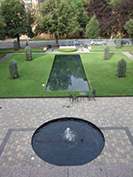 Reflecting pool summer