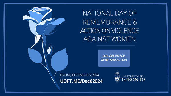 National Day of Remembrance and Action on Violence Against Women poster