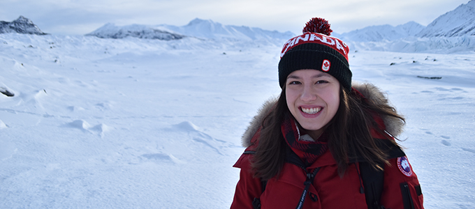 Emily Tsui in the Arctic