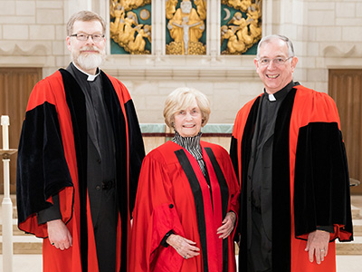2017 Divinity Convocation Honorees John Gibaut, Nona Heaslip, Paul Feheley