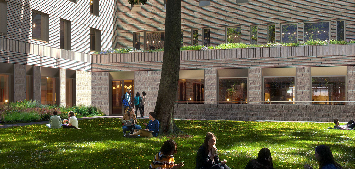 Rendering: Academic Courtyard