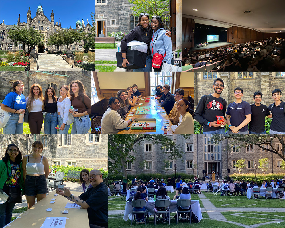 Images from campus during Orientation Week 2022
