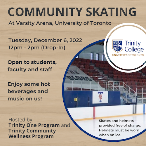 Poster for Community Skating: December 6, 2022