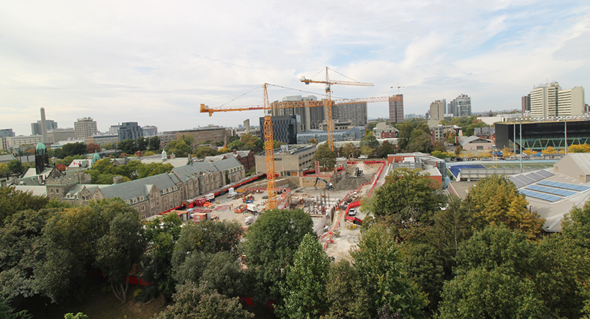Construction Site for the Lawson Centre for Sustainability