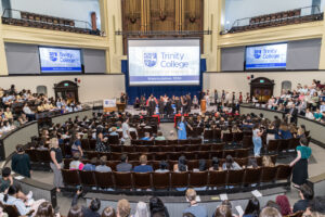 Trinity Matriculation 2024: inside Convocation Hall