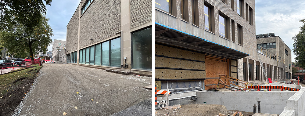 View of the front entrance to the GIT and Lawson Centre on Sep. 24, 2025