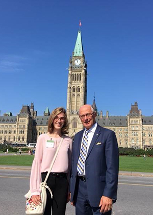 Women In House 2017 participant Frances Grace with MP mentor