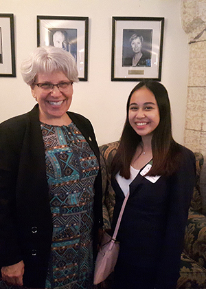 Women In House 2017 participant Veronique Nuqui with MP mentor