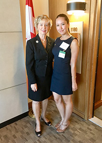 Women In House 2017 participant Riam Kim McLeod with MP mentor